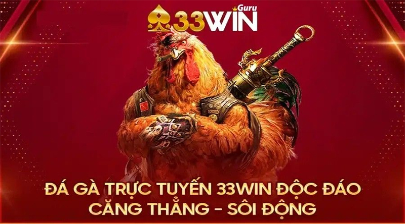 Đá gà là trò chơi của nhà cái 33WIN được nhiều người biết đến